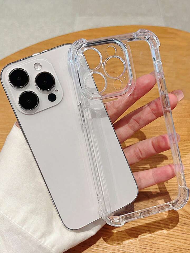 Transparent Anti Shock Mobile Case for Samsung, iphone, Redmi and Oppo.