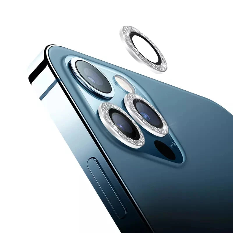 Diamond Camera Lens Glass Protector for iphone Mobiles.