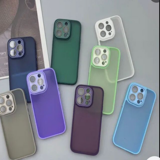 Mobile Cover Smoke Matt for iphone and Samsung With Camera Safety. Nexify